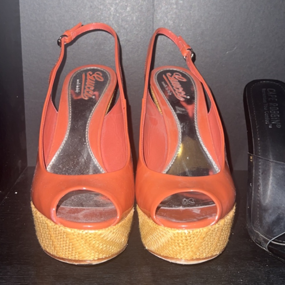 Gucci wedges, barely worn. Size 39Euro size 9 us
